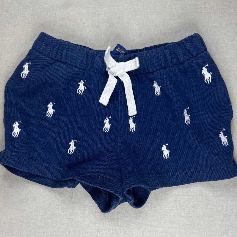 Polo Pony Stretch Mesh Short  baby girl‎ 2T